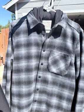 Sunrise Kindom Premium vintage plaid flannel hooded jacket